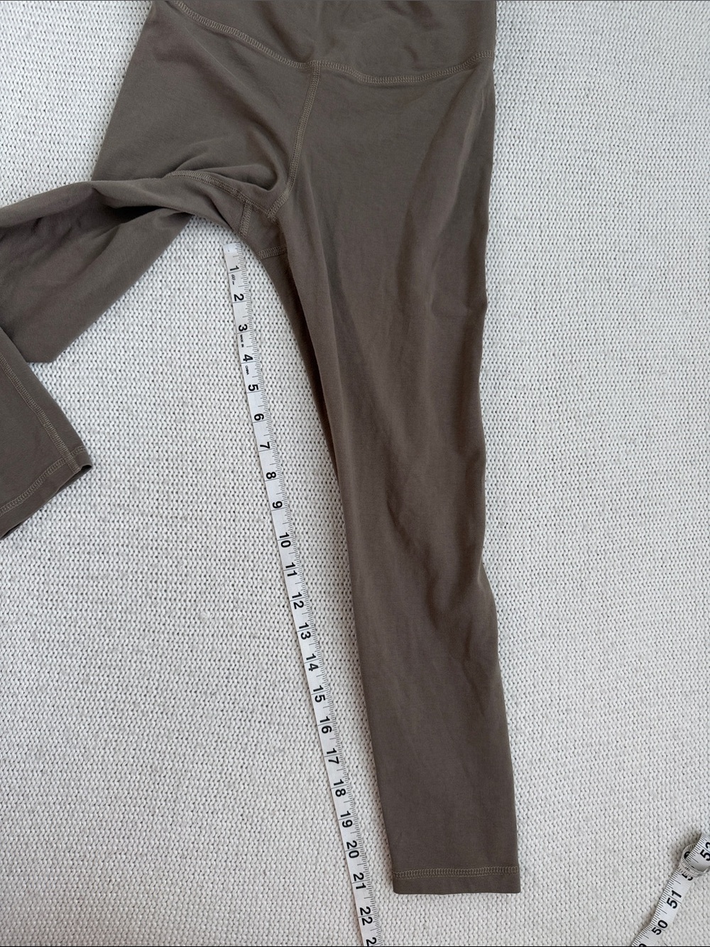 MATE Organic Cotton Leggings Size Small Taupe/Light Brown - Picture 3 of 7